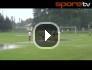 Su birikintisinde gol sevinci